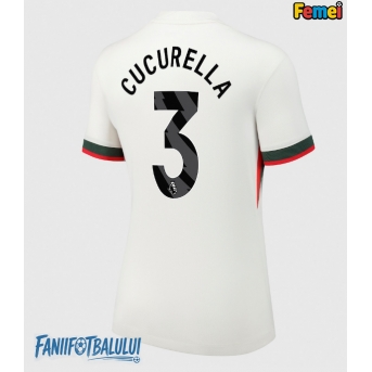 Chelsea Marc Cucurella #3 Tricou Fotbal Replică 2025-26 Femei Deplasare